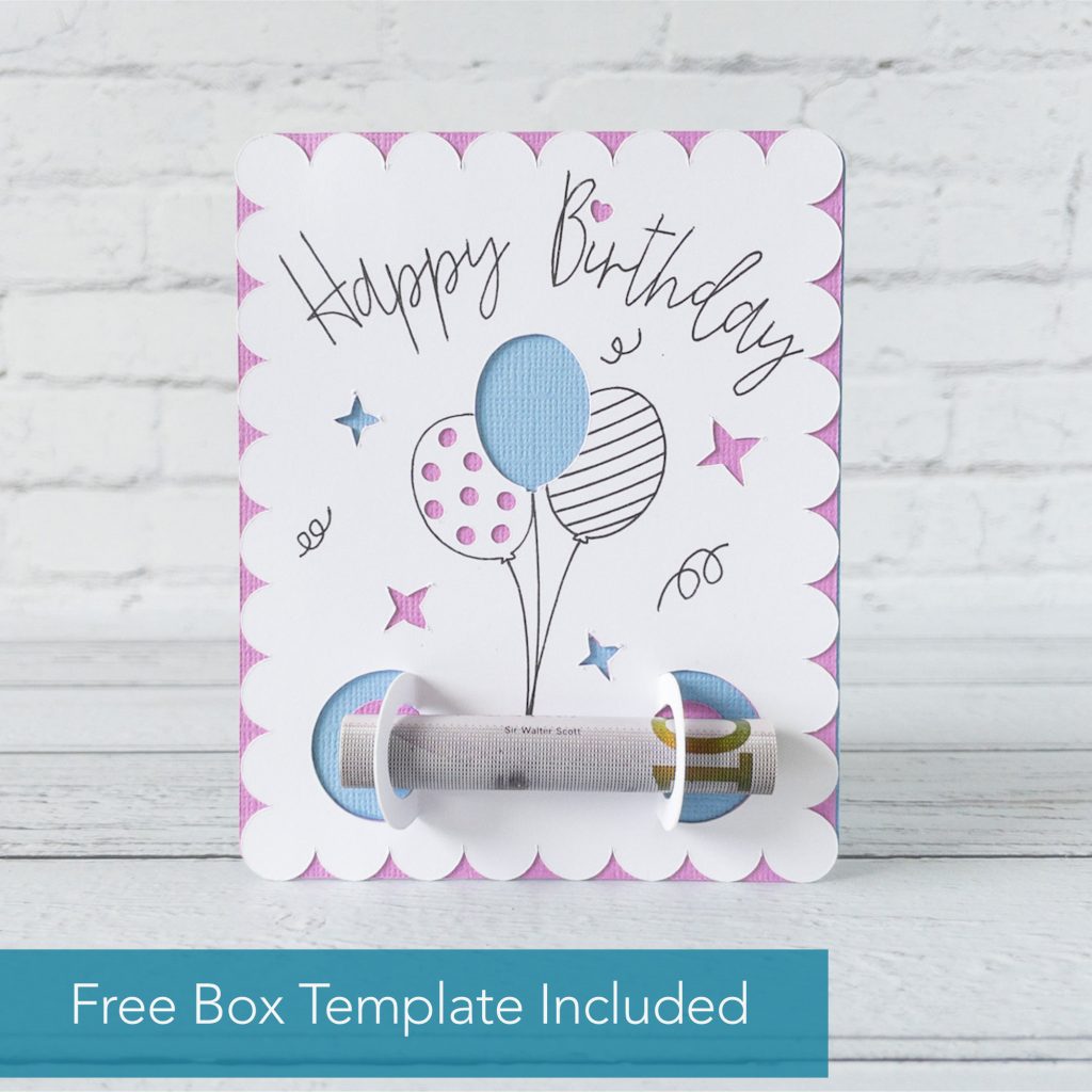 Happy Birthday Balloon Money Card