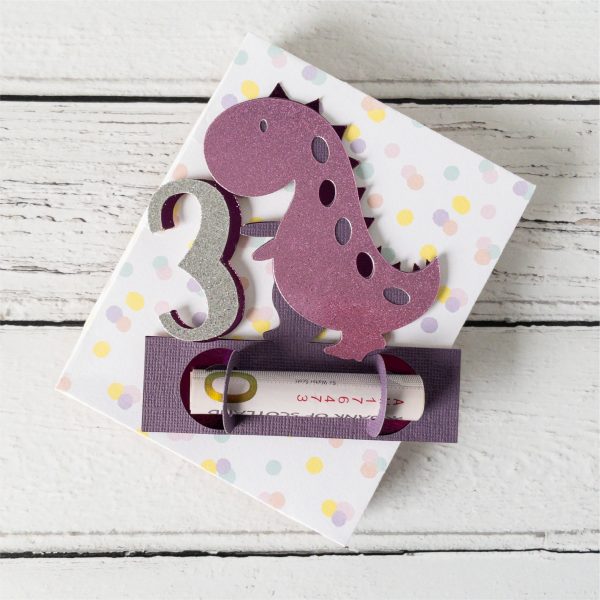 Age 3 Dinosaur Money Holder