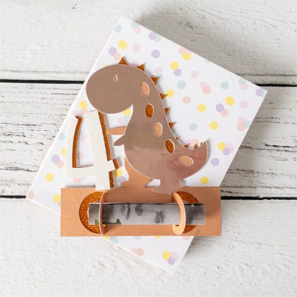 Age 4 Dinosaur Money Holder
