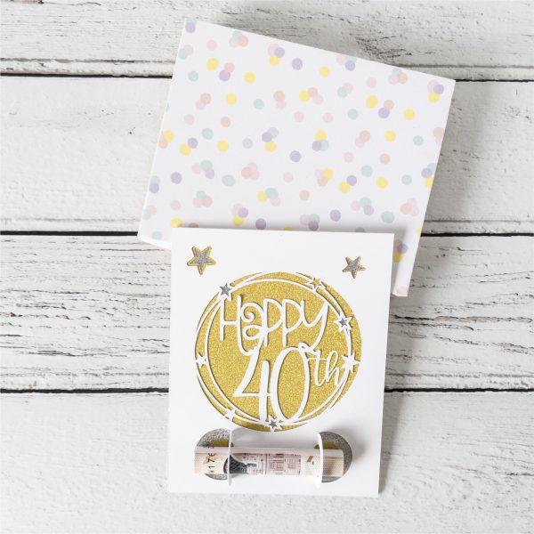 Happy 40th Birthday Money Holder