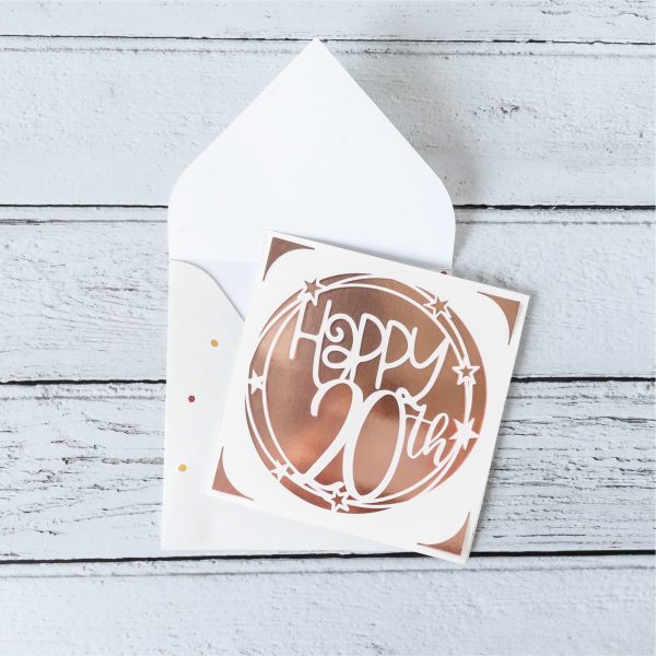 Happy 20th Birthday Card