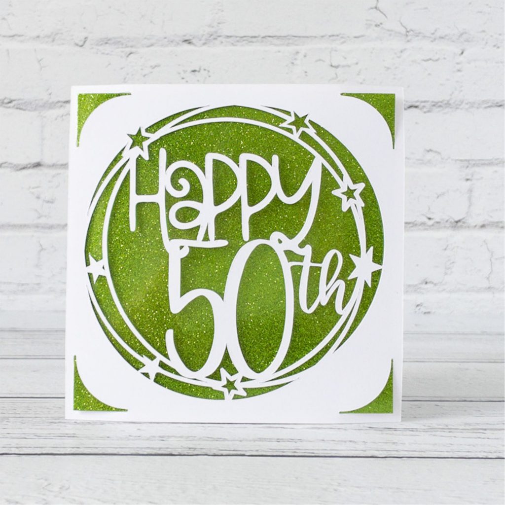 Happy 50th Insert Card