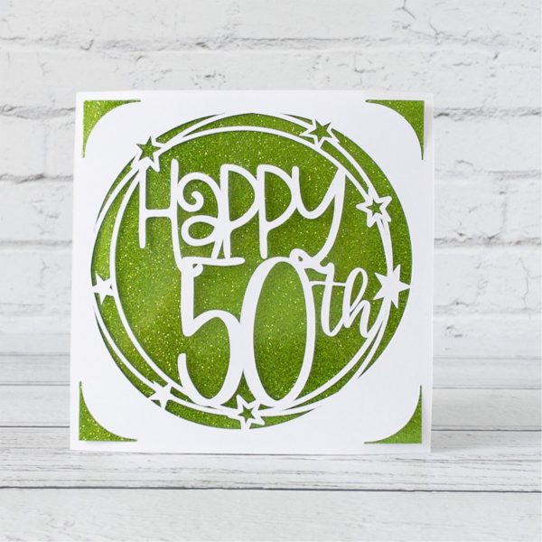 Happy 50th Insert Card