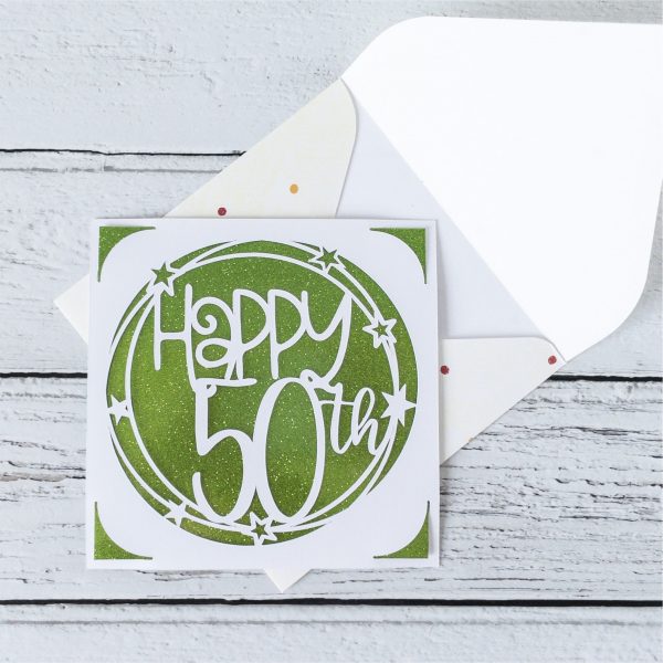 Happy 50th Insert Card