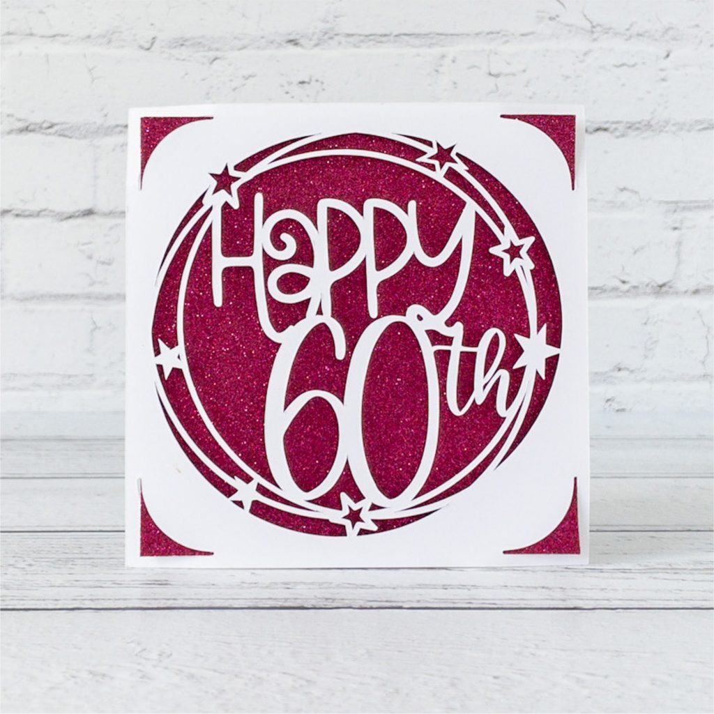 Happy 60th Insert Card