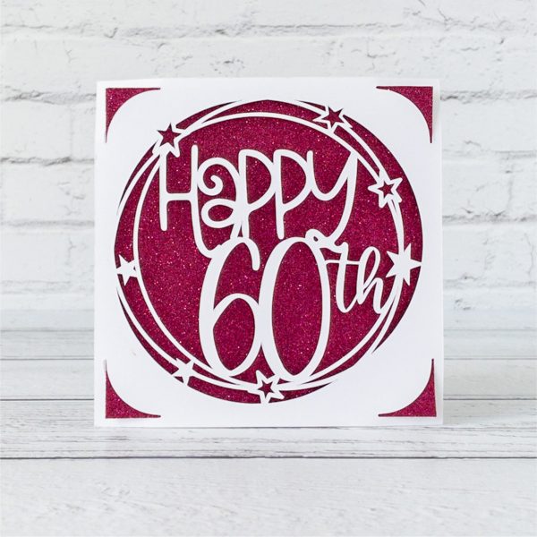 Happy 60th Insert Card