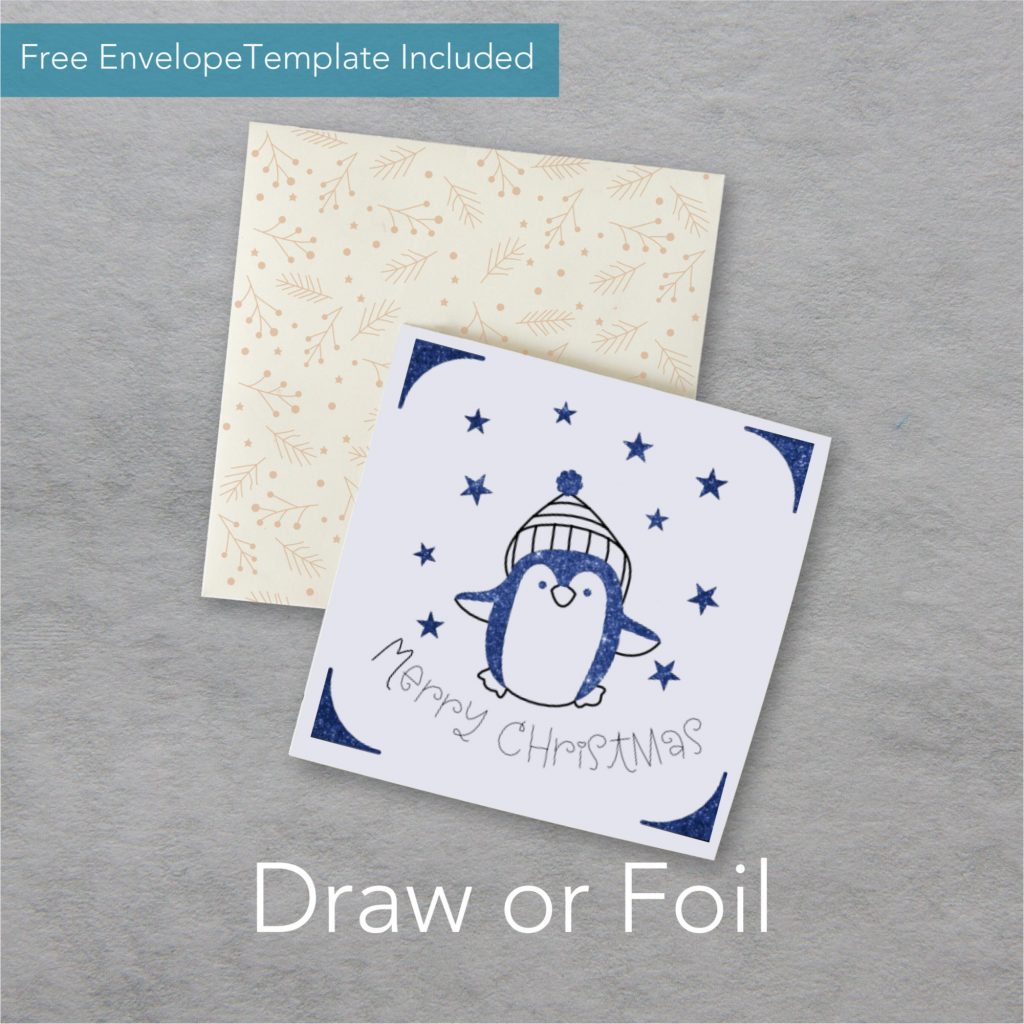 Penguin Christmas Card