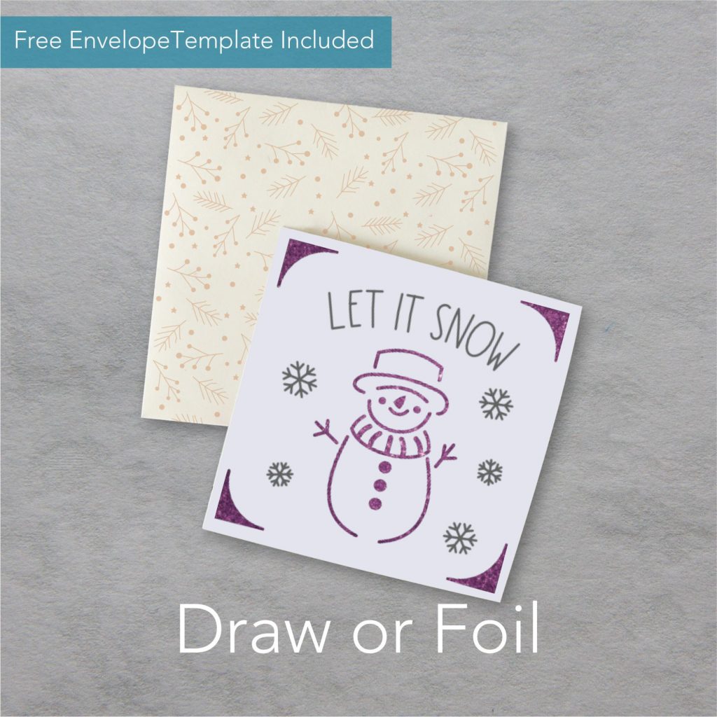 Snowman Christmas Card