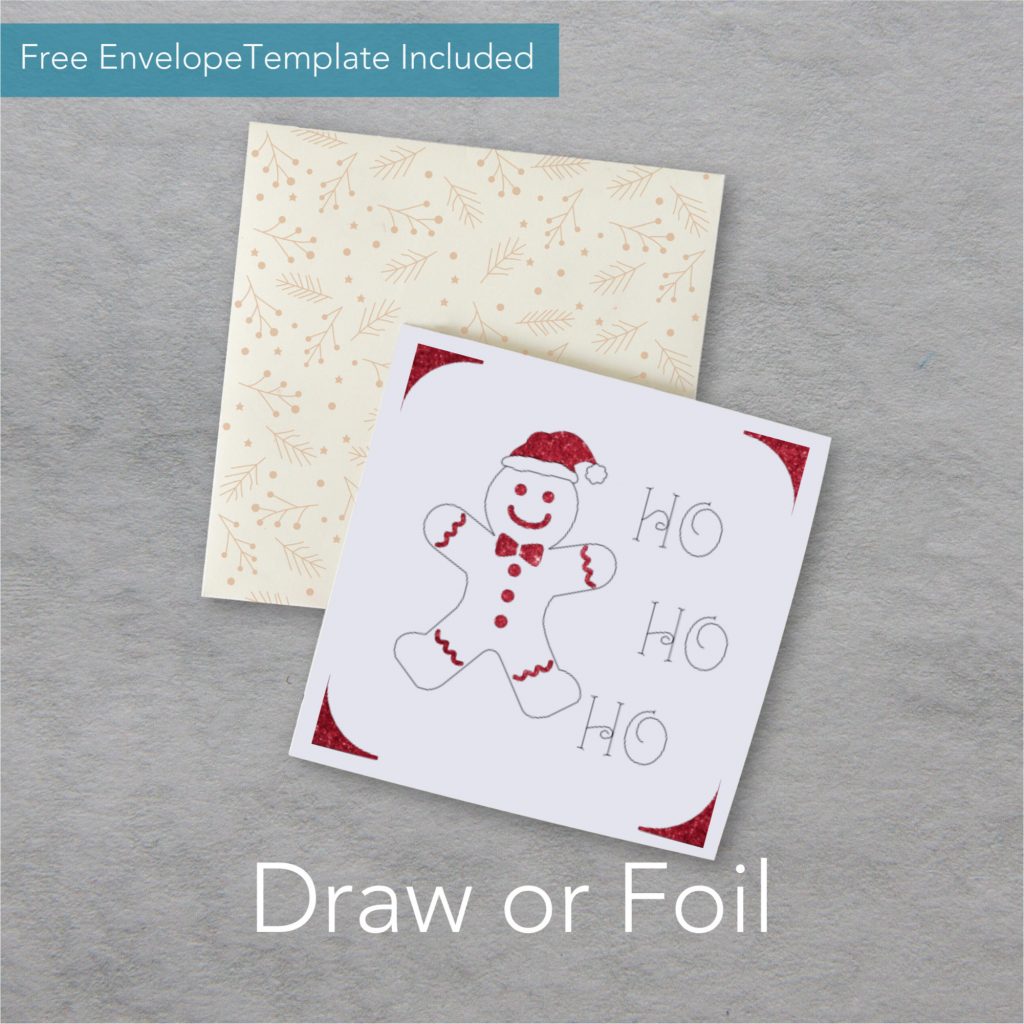 Gingerbread man Christmas Card