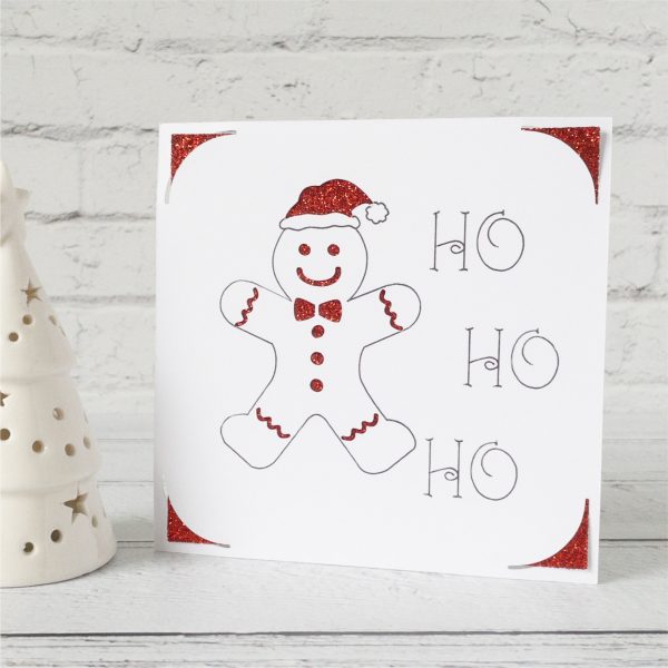 Gingerbread man Christmas Card