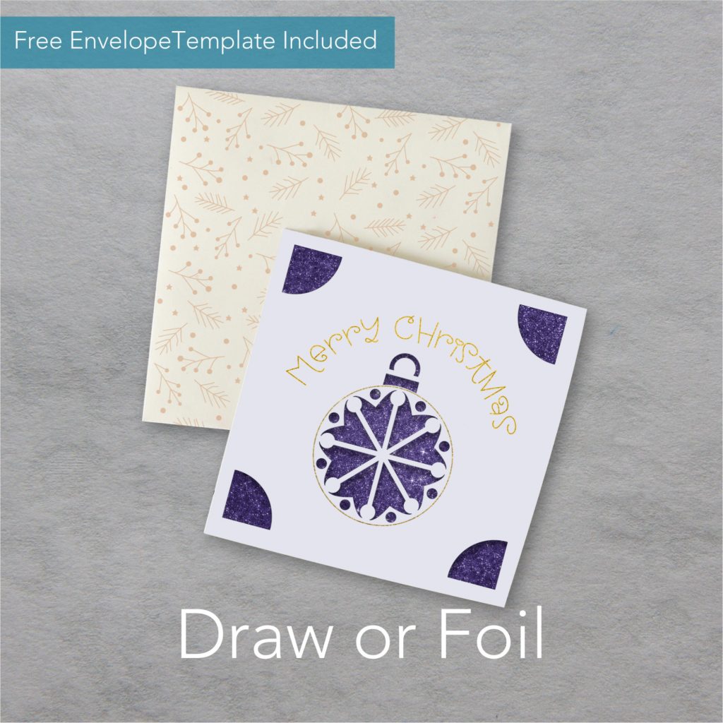 Christmas Bauble Card 3