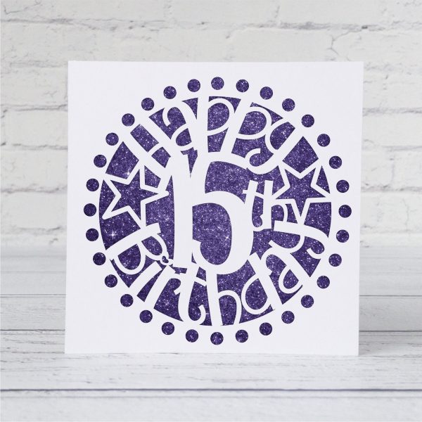 Happy 15th Birthday Card