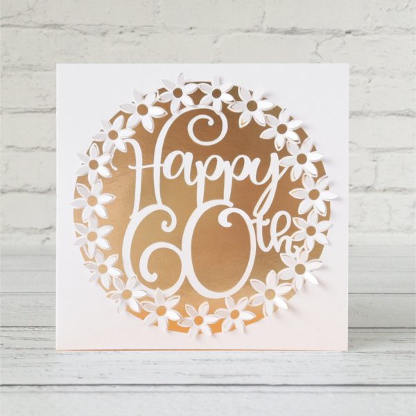 Happy 60th Birthday Card
