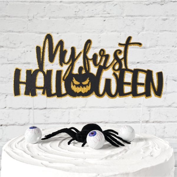 My 1st Halloween cake topper