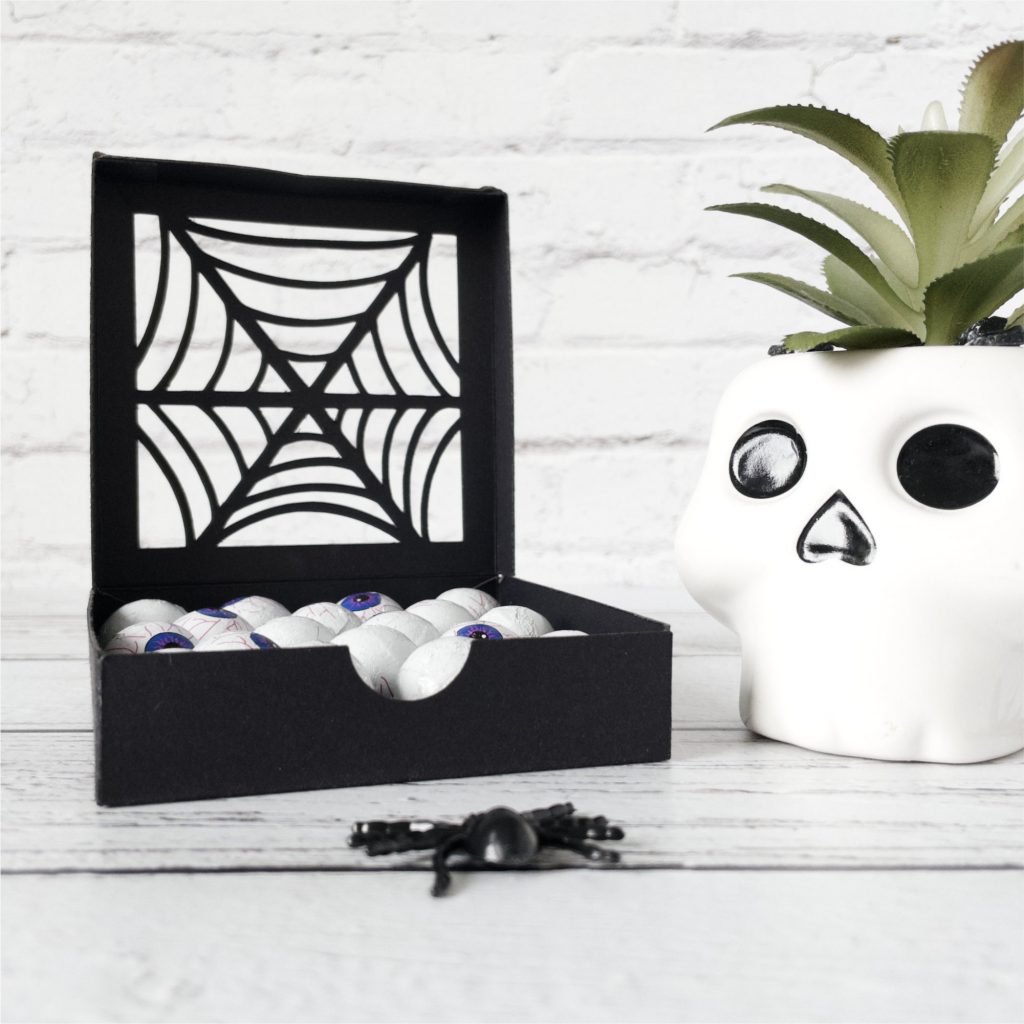 Spider Web Halloween Treat Box