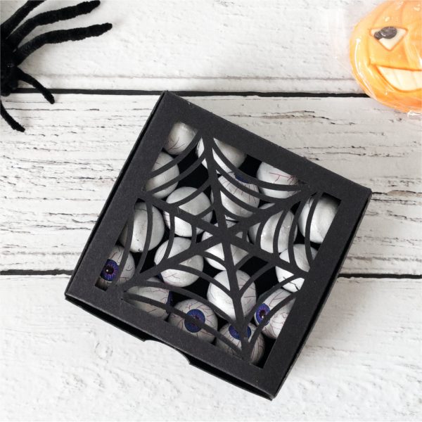 Spider Web Halloween Treat Box